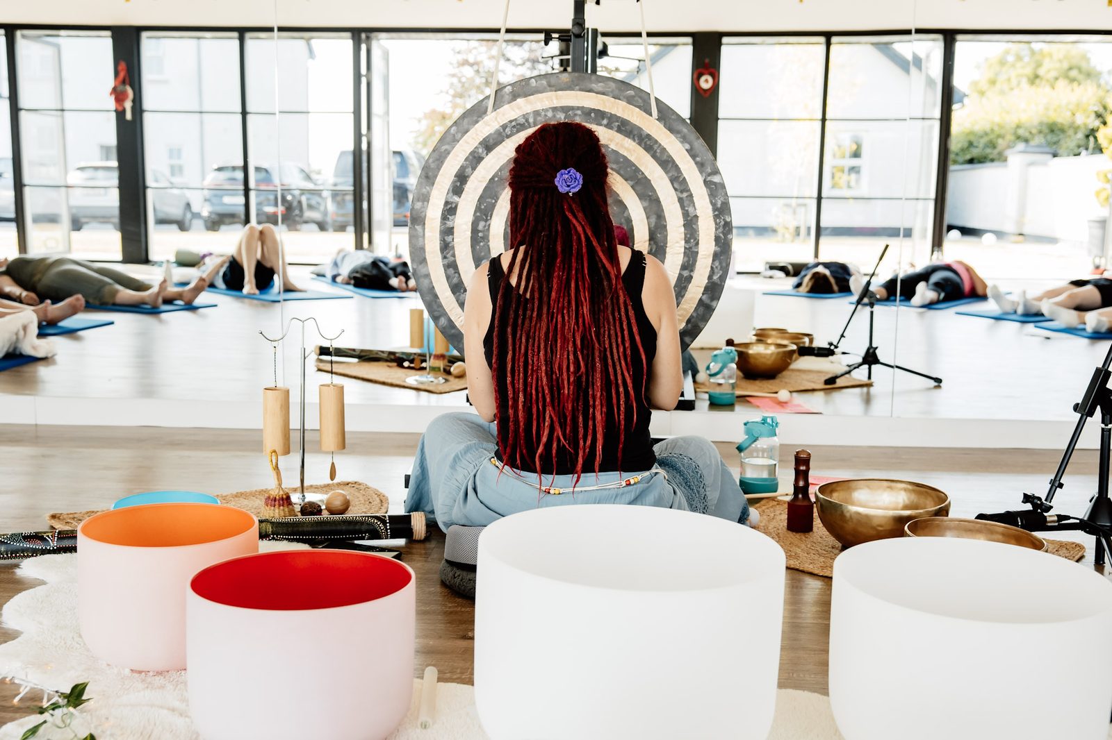 The warm and welcoming Healing Hub space
